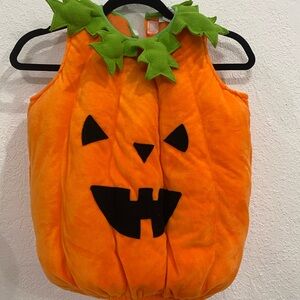 Kids Pumpkin Costume - Orange and Green